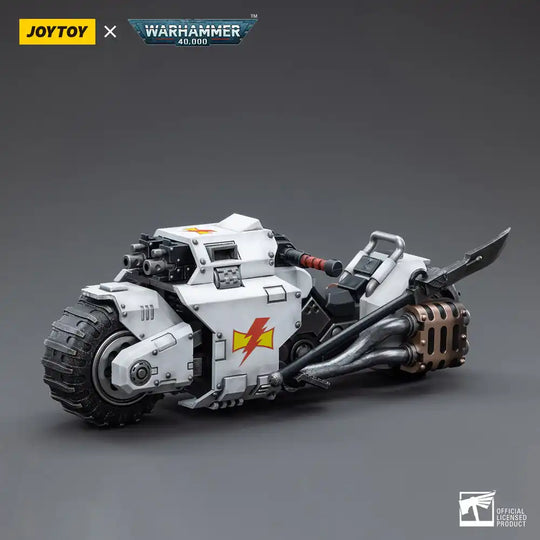 Warhammer 40k Fahrzeug 1/18 White Scars Raider-pattern Combat Bike 22 cm