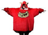 Warhammer 40K Oversized Kapuzenpullover Squig Red - Smalltinytoystore
