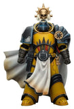 Warhammer Imperial Fists Actionfigur Librarian Consulwith Force Axe and Bolt Pistol 12 cm