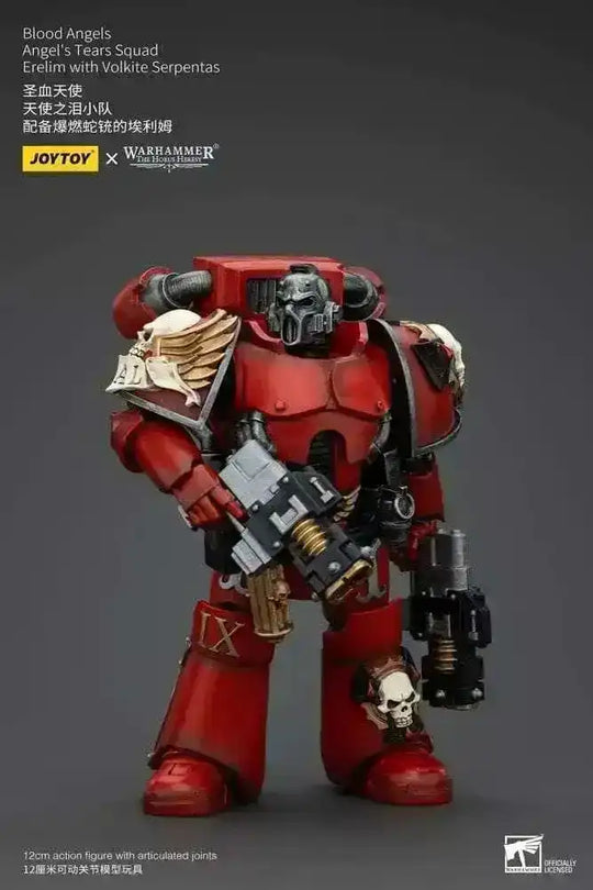 Warhammer The Horus Heresy Actionfigur 1/18 Blood Angels Angel's Tears SquadErelim with Volkite Serpentas 12 cm - Smalltinytoystore