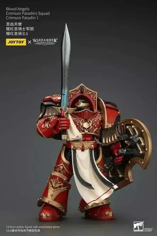 Warhammer The Horus Heresy Actionfigur 1/18 Blood Angels Crimson Paladins Squad Crimson Paladin 1 14 cm - Smalltinytoystore