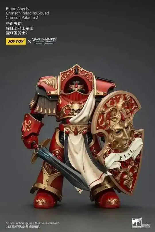 Warhammer The Horus Heresy Actionfigur 1/18 Blood Angels Crimson Paladins Squad Crimson Paladin 2 14 cm - Smalltinytoystore