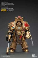 Warhammer The Horus Heresy Actionfigur 1/18 Legio Custodes Aquilon Terminator Squad Aquilon with Infernus Firepike 14 cm - Smalltinytoystore