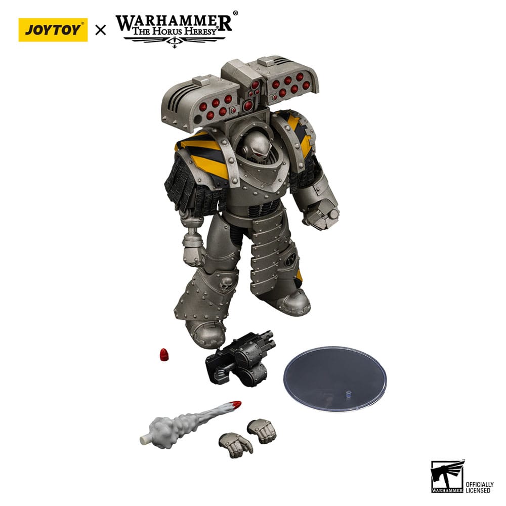 Warhammer The Horus Heresy Actionfigur 1/18 lron Warriors Tyrant Siege Master Terminator with Rocket launcher 14 cm - Smalltinytoystore