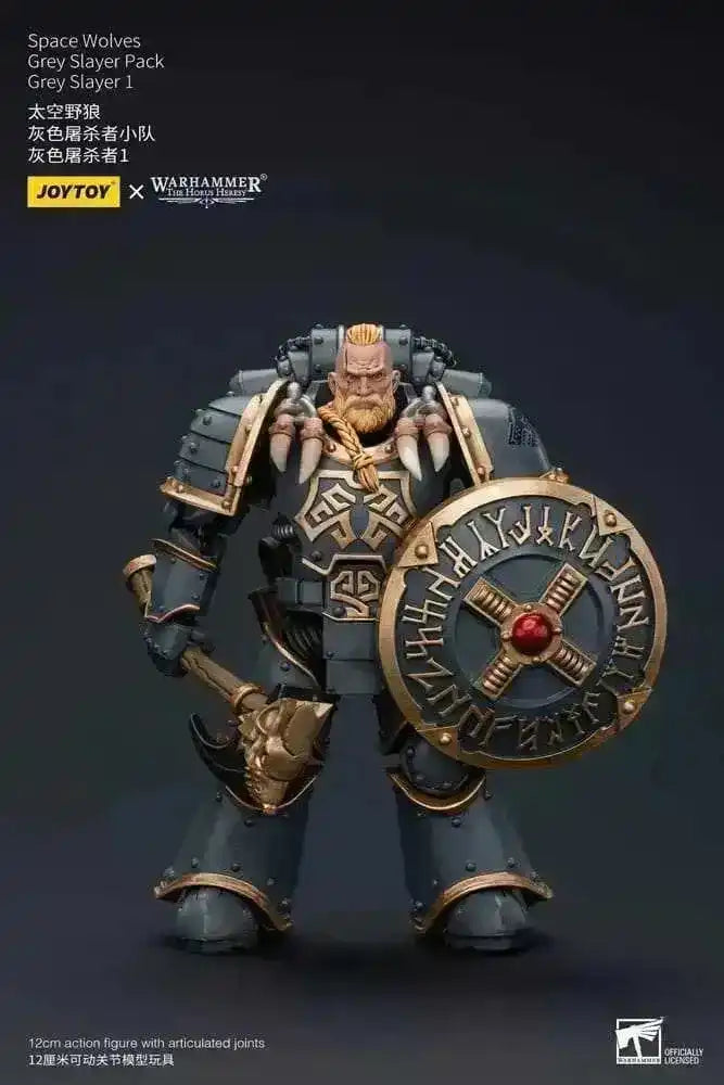 Warhammer The Horus Heresy Actionfigur 1/18 Space Wolves Grey Slayer Pack Grey Slayer 1 12 cm - Smalltinytoystore