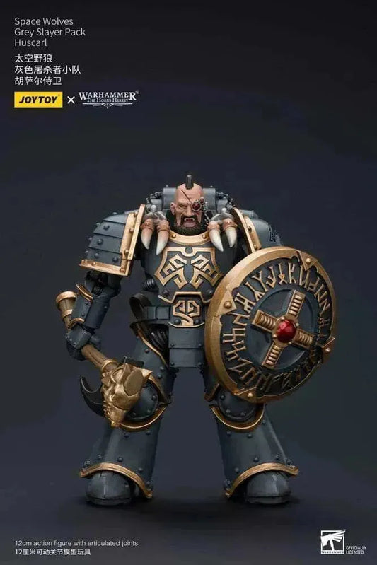 Warhammer The Horus Heresy Actionfigur 1/18 Space Wolves Grey Slayer Pack Huscarl 12 cm - Smalltinytoystore