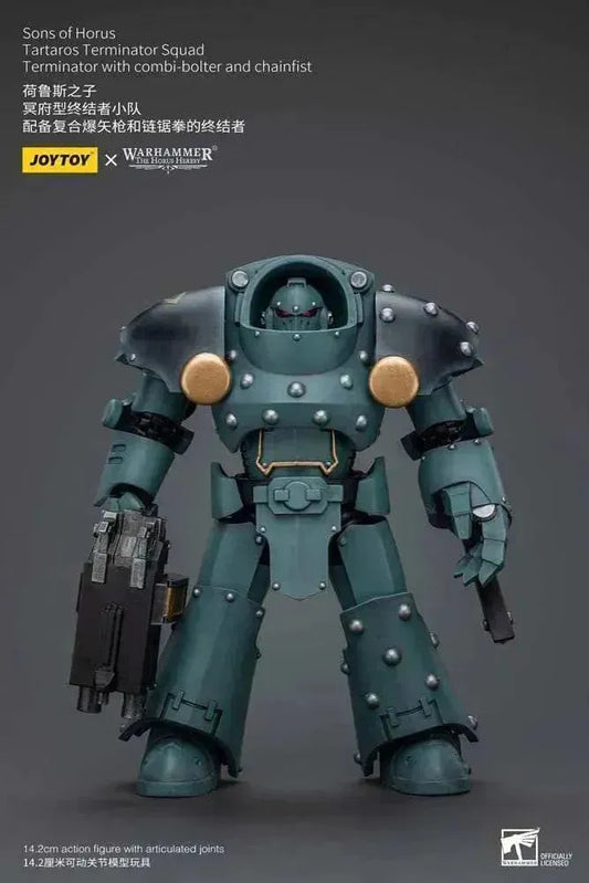 Warhammer The Horus Heresy Actionfigur 1/18 Tartaros Terminator Squad Terminator With Combi-Bolter And Chainfist 12 cm - Smalltinytoystore