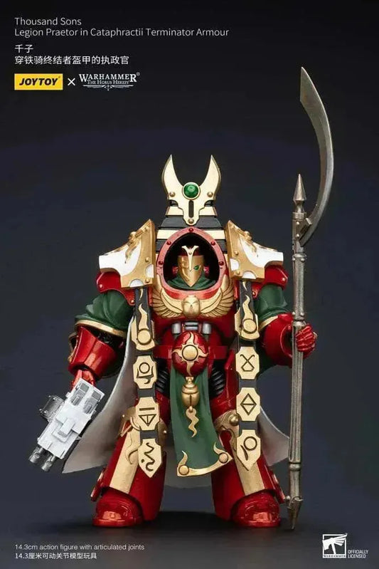 Warhammer The Horus Heresy Actionfigur 1/18 Thousand sons Legion Praetor in Cataphractii Terminator Armour 12 cm - Smalltinytoystore