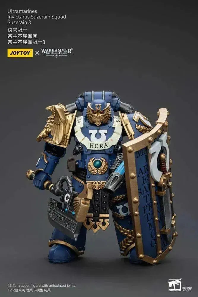 Warhammer The Horus Heresy Actionfigur 1/18 Ultramarines Invictarus Suzerain Squad Suzerain 3 12 cm - Smalltinytoystore