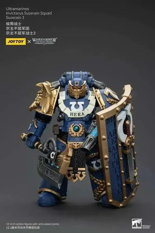 Warhammer The Horus Heresy Actionfigur 1/18 Ultramarines Invictarus Suzerain Squad Suzerain 3 12 cm - Smalltinytoystore