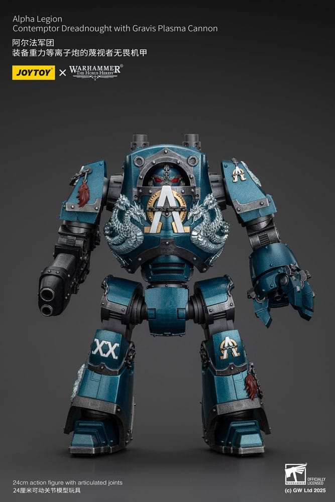 Warhammer The Horus Heresy Actionfigur Alpha Legion Contemptor Dreadnought with Gravis Plasma Cannon 25 cm - Smalltinytoystore