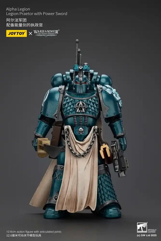 Warhammer The Horus Heresy Actionfigur Alpha Legion Praetor with Power Sword 20 cm - Smalltinytoystore