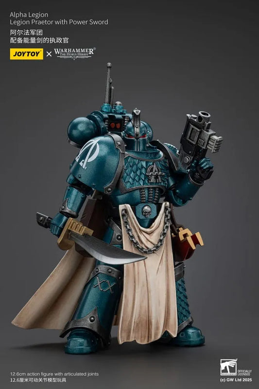 Warhammer The Horus Heresy Actionfigur Alpha Legion Praetor with Power Sword 20 cm - Smalltinytoystore