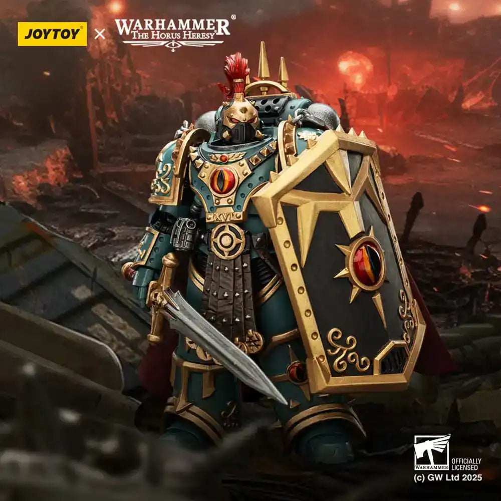 Warhammer The Horus Heresy Actionfigur Sons of Horus Little Horus Aximand Captain of the 5th Company 20 cm - Smalltinytoystore