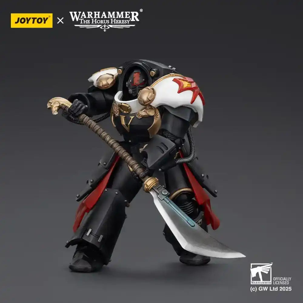 Warhammer The Horus Heresy Actionfigur White Scars Ebon Keshig Terminator 1 with Power Glaive 13 cm