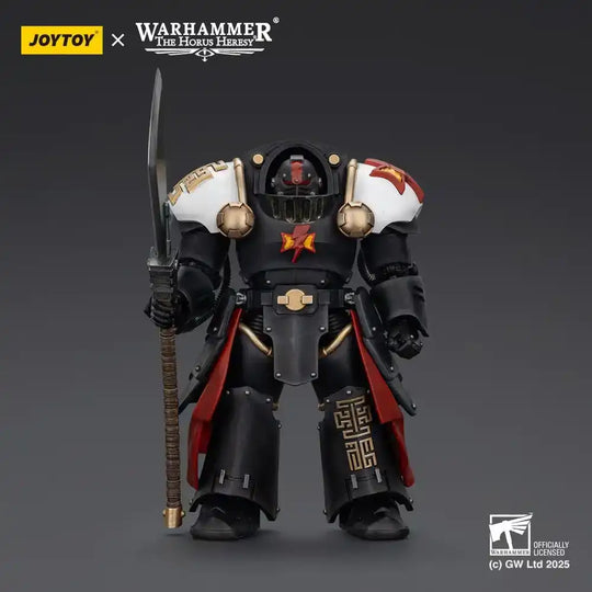 Warhammer The Horus Heresy Actionfigur White Scars Ebon Keshig Terminator 2 with Power Glaive 13 cm