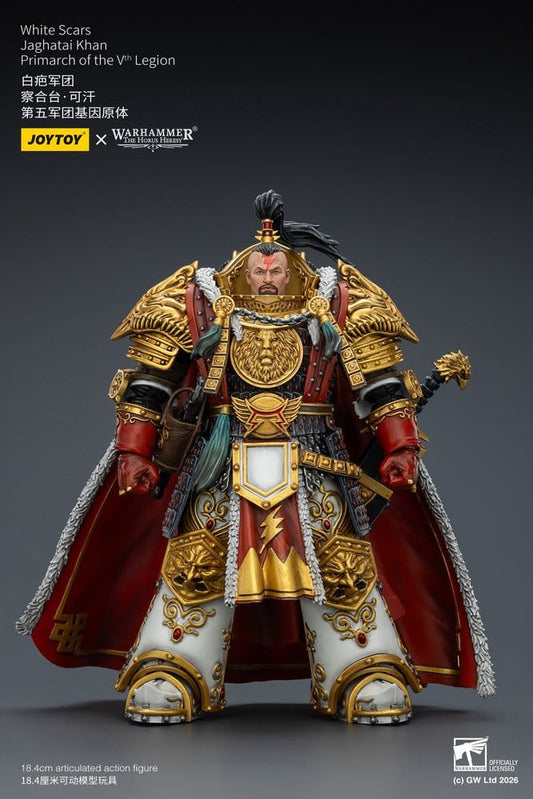 Warhammer The Horus Heresy Actionfigur White Scars Jaghatai Khan Primarch of the Vth Legion 19 cm
