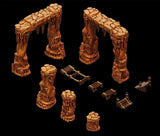 WarLock Tiles Accessory: Dripstone Bridges - Smalltinytoystore