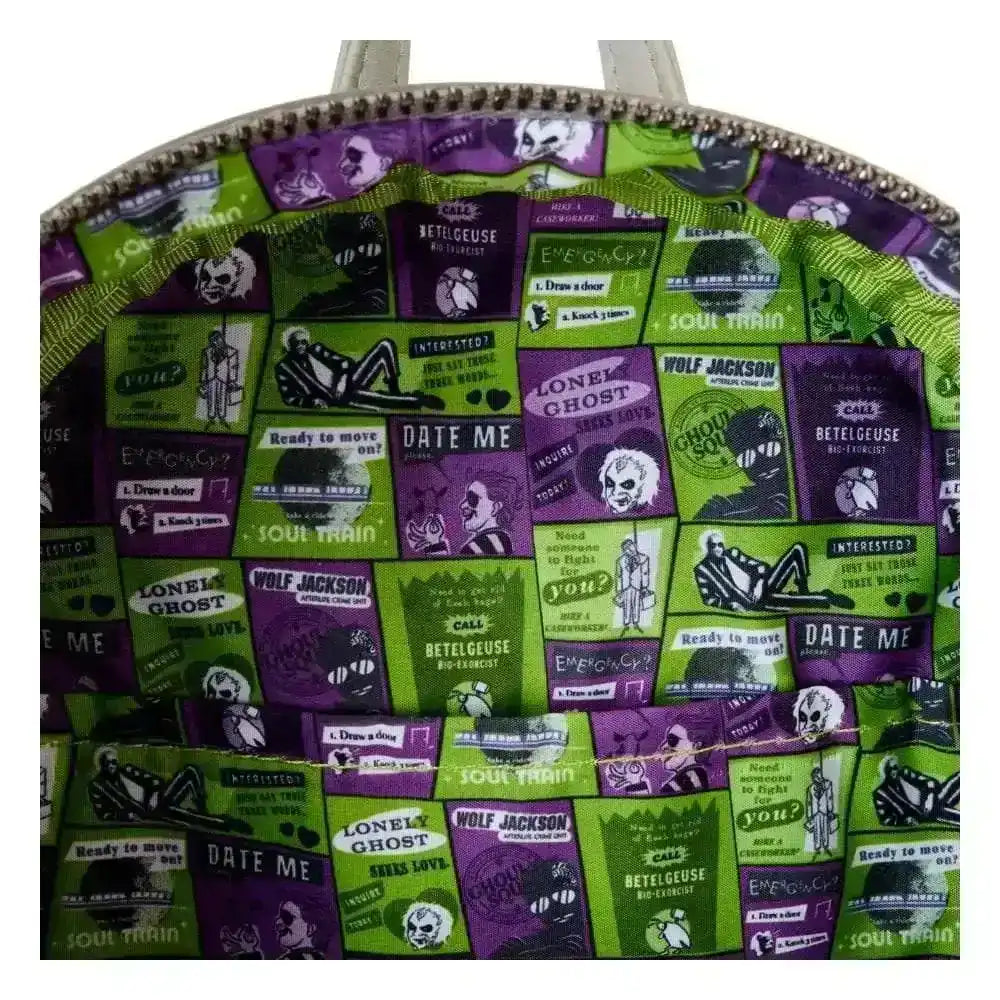 Warner Bros by Loungefly Mini Rucksack Beetlejuice 2 - Smalltinytoystore