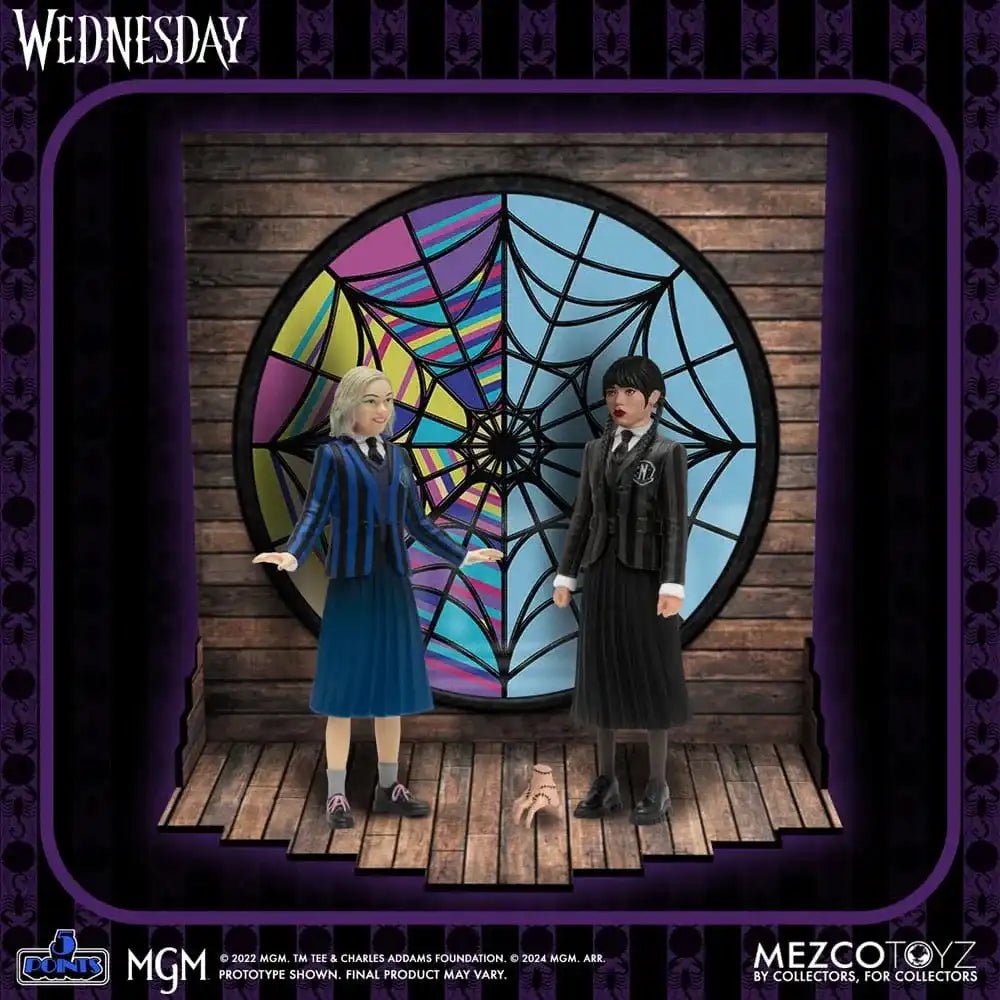 Wednesday 5 Points Figuren Wednesday & Enid Boxed Set 10 cm - Smalltinytoystore