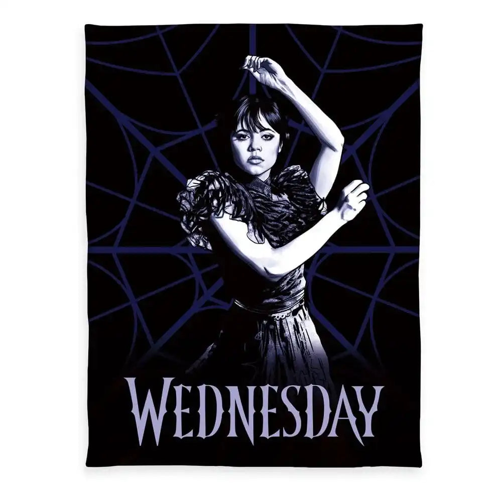 Wednesday Flanell-Fleecedecke 130 x 170 cm - Smalltinytoystore