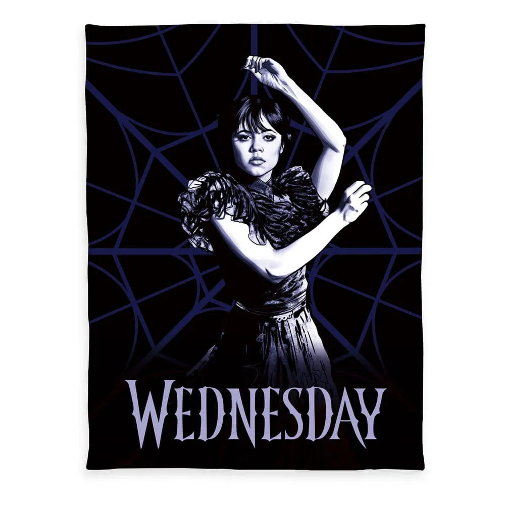Wednesday Flanell-Fleecedecke 130 x 170 cm - Smalltinytoystore