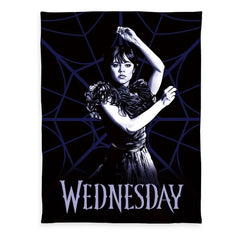 Wednesday Flanell-Fleecedecke 130 x 170 cm - Smalltinytoystore