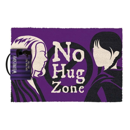 Wednesday Fußmatte No Hug Zone 40 x 60 cm - Smalltinytoystore