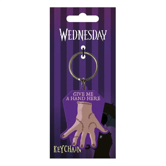 Wednesday Gummi-Schlüsselanhänger Give Me A Hand - Smalltinytoystore