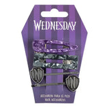 Wednesday Haarschmuck 4er-Pack Pruple & Black - Smalltinytoystore