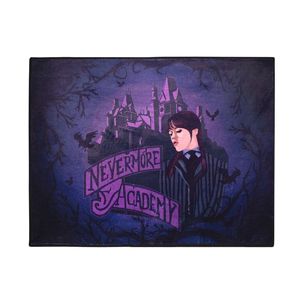 Wednesday Indoor-Matte Nevermore Academy 80 x 60 cm - Smalltinytoystore