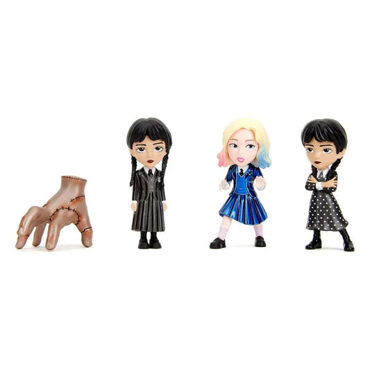 Wednesday Nano Metalfigs Diecast Minifiguren 4-er Pack Wave 1 4 cm - Smalltinytoystore