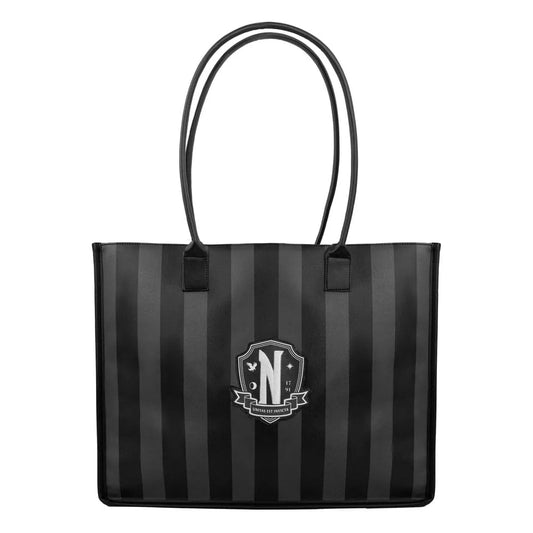 Wednesday: Nevermore Academy Black Shopping Bag - Smalltinytoystore