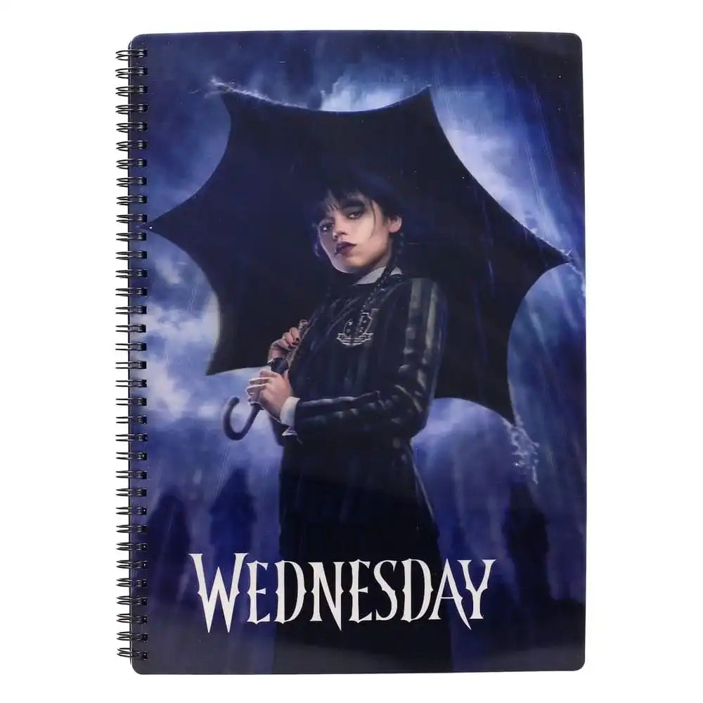Wednesday Notizbuch mit 3D-Effekt Rain - Smalltinytoystore