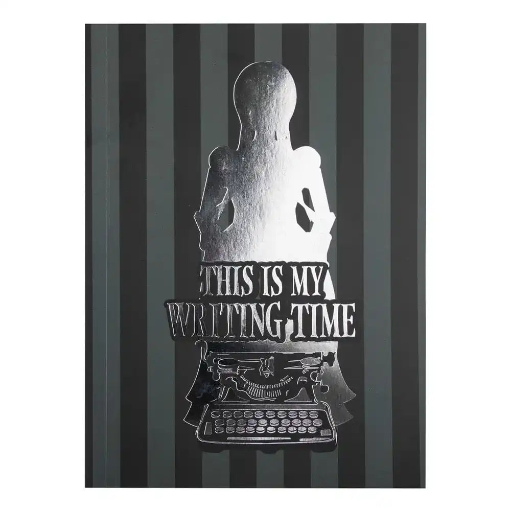 Wednesday Notizbuch This Is My Writing Time Black - Smalltinytoystore