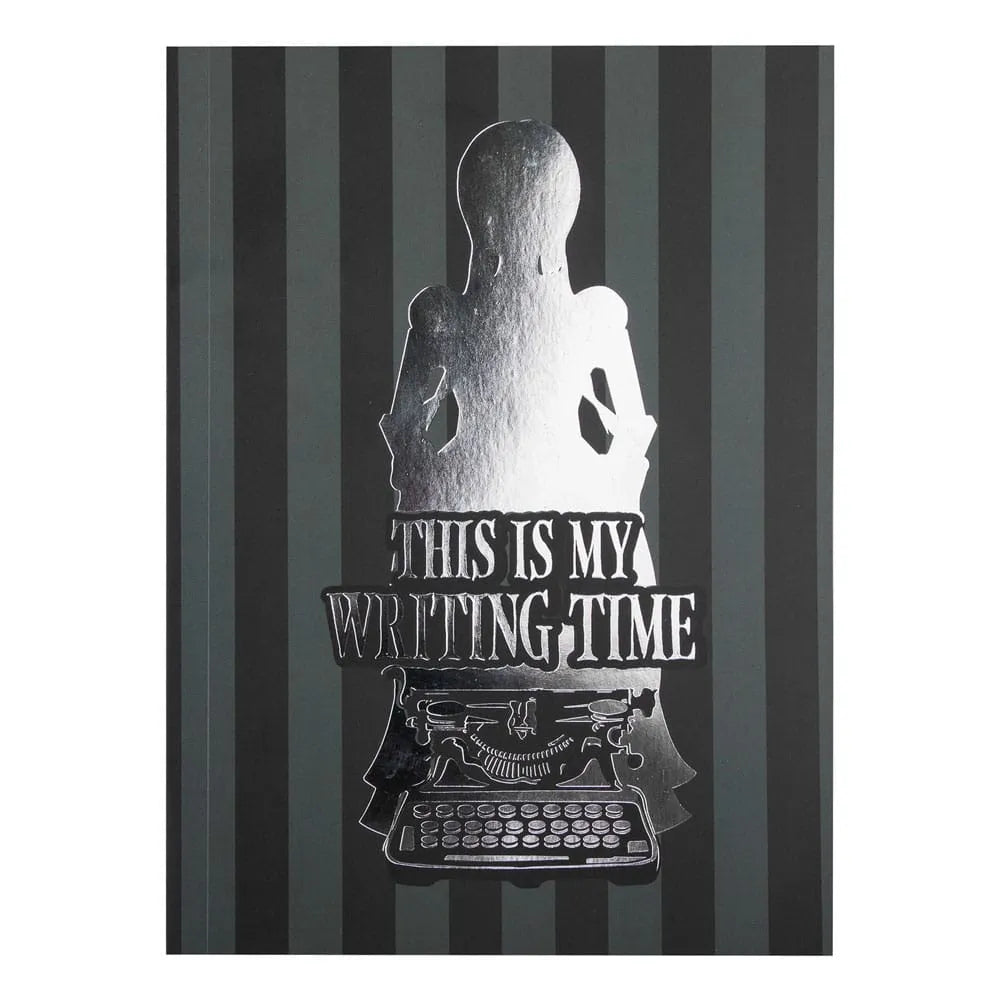 Wednesday Notizbuch This Is My Writing Time Black - Smalltinytoystore