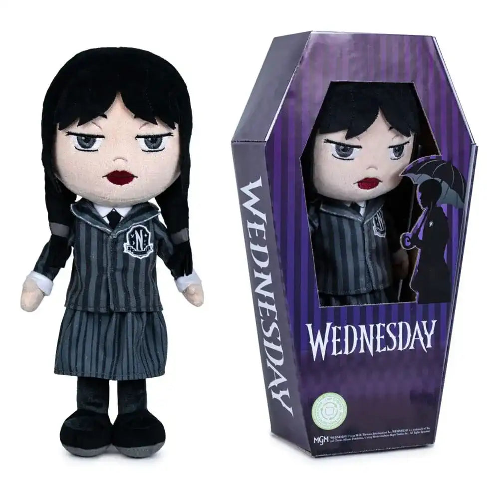 Wednesday Plüschfiguren Wednesday 32 cm Sortiment mit Sarg (6) - Smalltinytoystore