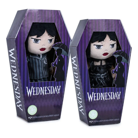 Wednesday Plüschfiguren Wednesday 32 cm Sortiment mit Sarg (6) - Smalltinytoystore
