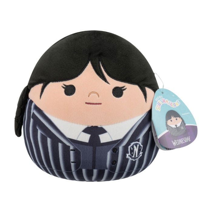 Wednesday Squishmallows Plüschfigur Wednesday in Uniform 20 cm - Smalltinytoystore