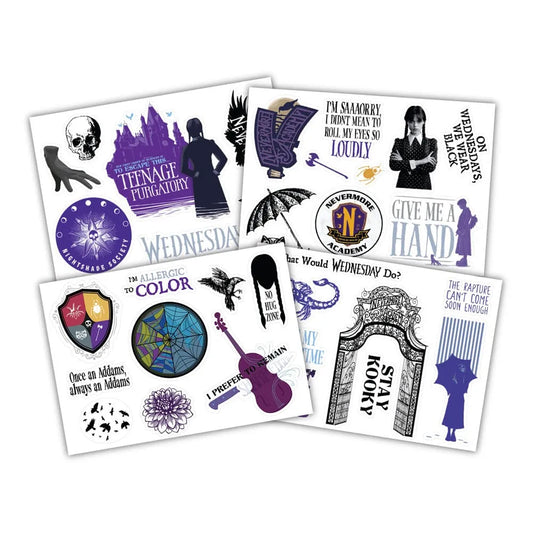 Wednesday Sticker Set Various - Smalltinytoystore