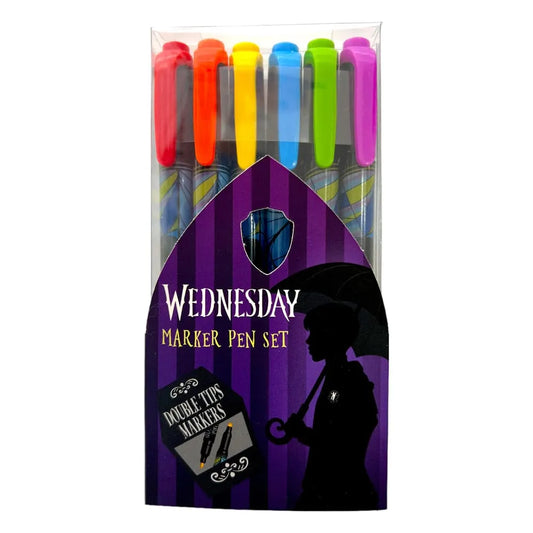 Wednesday Textmarker 6-er Pack - Smalltinytoystore