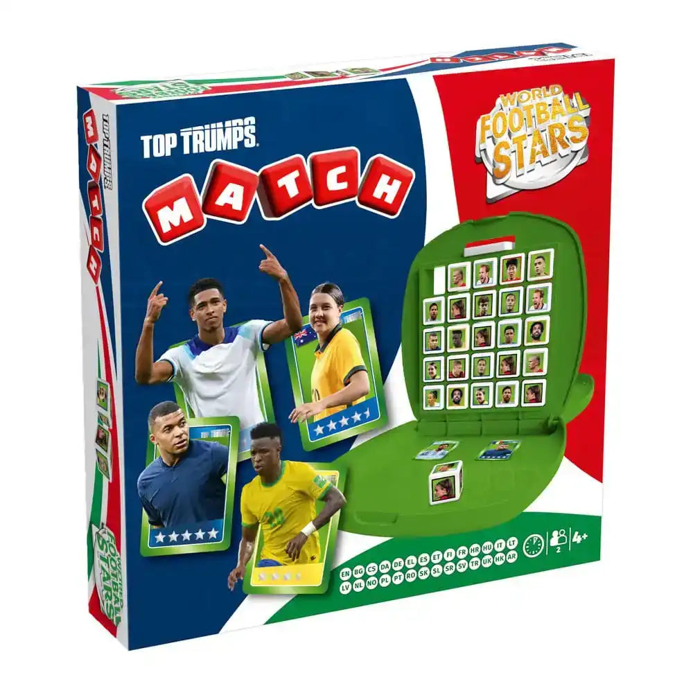 Weltfussballstars Strategiespiel Top Trumps Match - The Crazy Cube Game Green Version - Smalltinytoystore