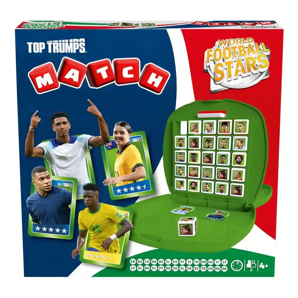 Weltfussballstars Strategiespiel Top Trumps Match - The Crazy Cube Game Green Version - Smalltinytoystore