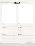 Werewolf: The Apocalypse 5th Edition RPG Journal Expanded Character Sheet Journal *Englische Version*