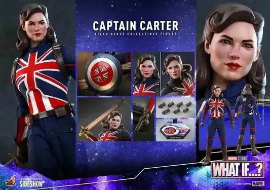 What If...? 1/6 Captain Carter 29 cm HOT TOYS - Smalltinytoystore