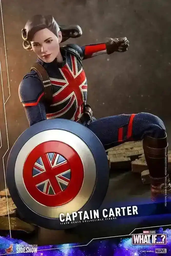 What If...? 1/6 Captain Carter 29 cm HOT TOYS - Smalltinytoystore
