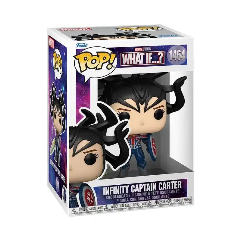 What If...? POP! Animation Vinyl Figur Infinity Captain Carter 9 cm - Smalltinytoystore