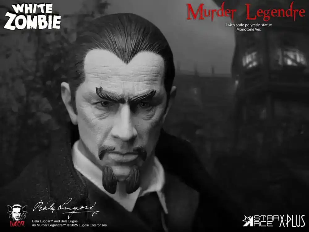 White Zombie Statue 1/4 Murder Legendre Monotone Ver. 52 cm - Smalltinytoystore