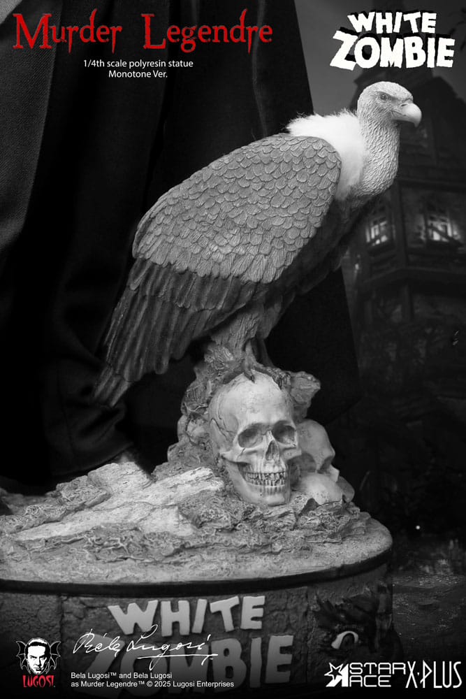 White Zombie Statue 1/4 Murder Legendre Monotone Ver. 52 cm - Smalltinytoystore