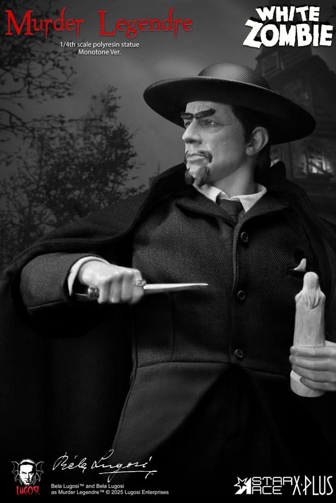White Zombie Statue 1/4 Murder Legendre Monotone Ver. 52 cm - Smalltinytoystore